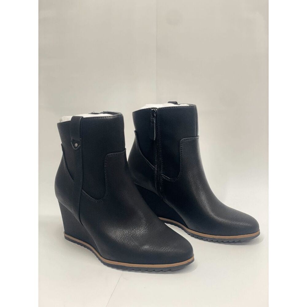 Soul Naturalizer Women's Haley West Wedge Booties - Black 7.5W